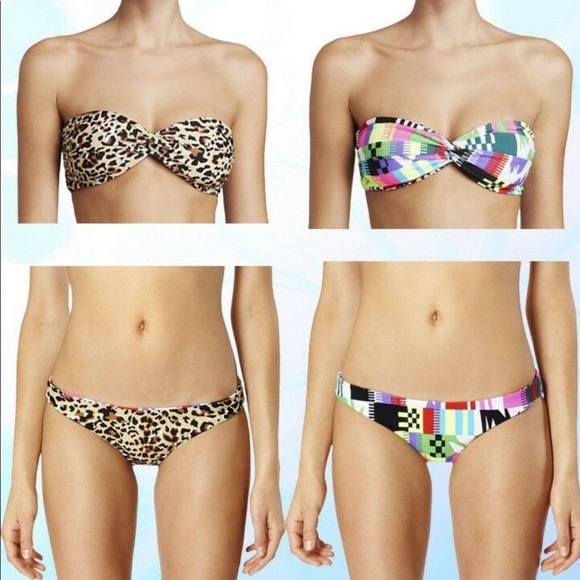 Mara Hoffman Other - Mara Hoffman NWT reversible bikini top M bottom L